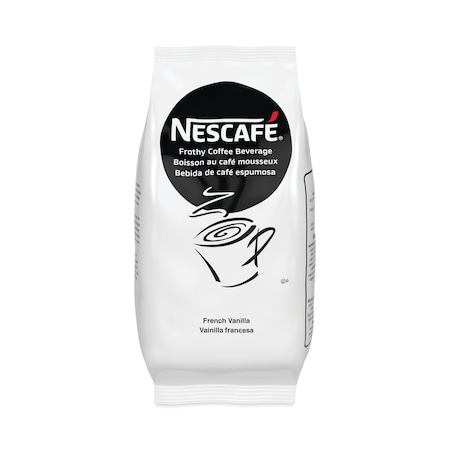 Nescafe Frothy Coffee Beverage, French Vanilla, 2 lb Bag, PK6 12025548